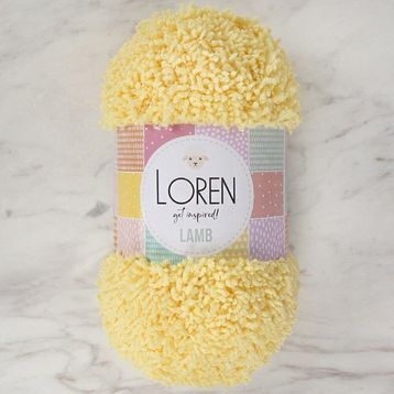 Loren R031 Lamb Sarı El Örgü İpi