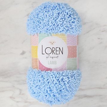 Loren R040 Lamb Bebe Mavi El Örgü İpi