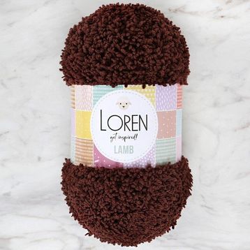 Loren R043 Lamb Kahverengi El Örgü İpi