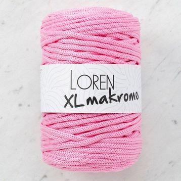 Loren R047 33712 XL Makrome Pembe El Örgü İpi