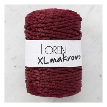 Loren R049 33715 XL Makrome Bordo El Örgü İpi