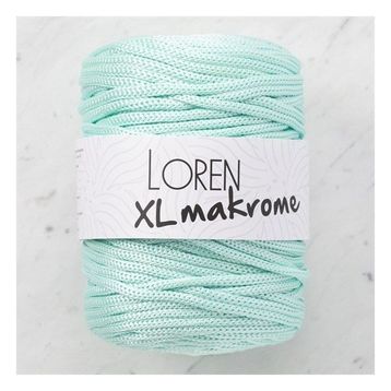 Loren R058 33708 XL Makrome Mint Yeşili El Örgü İpi