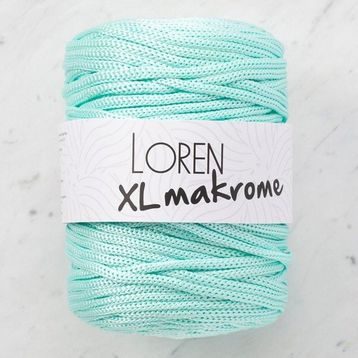 Loren R058 33708 XL Makrome Mint Yeşili El Örgü İpi