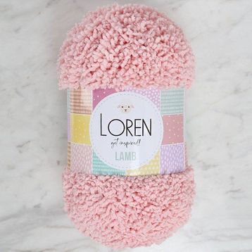 Loren R079 Lamb Pembe El Örgü İpi