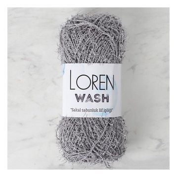 Loren R082 34018 Wash Gri El Örgü İpi