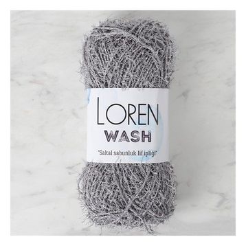 Loren R082 34018 Wash Gri El Örgü İpi