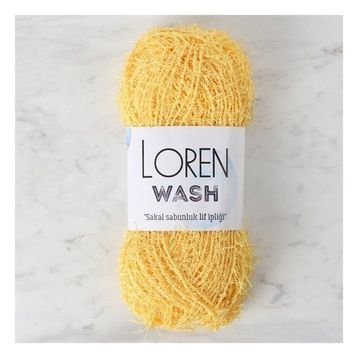 Loren R086 34033 Wash Sarı El Örgü İpi