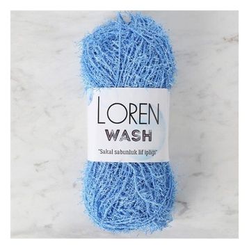 Loren R090 34019 Wash Mavi El Örgü İpi