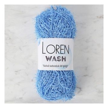 Loren R090 34019 Wash Mavi El Örgü İpi