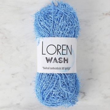 Loren R090 34019 Wash Mavi El Örgü İpi