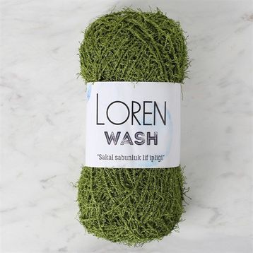 Loren R142 34032 Wash Yeşil El Örgü İpi