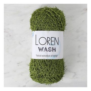 Loren R142 34032 Wash Yeşil El Örgü İpi