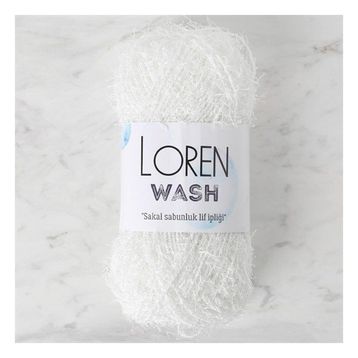 Loren R150 34040 Wash Beyaz El Örgü İpi