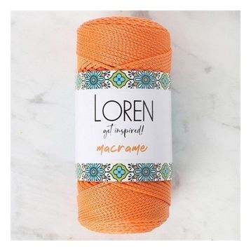 Loren RM0125 34335 Macrame Turuncu El Örgü İpi