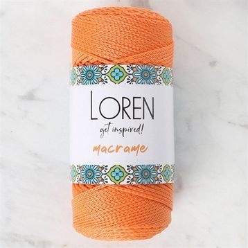 Loren RM0125 34335 Macrame Turuncu El Örgü İpi