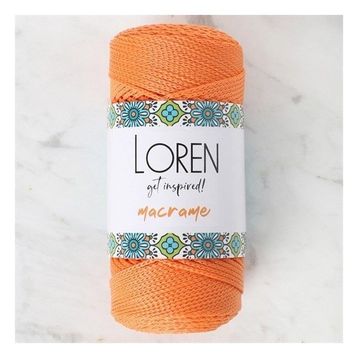 Loren RM0125 34335 Macrame Turuncu El Örgü İpi