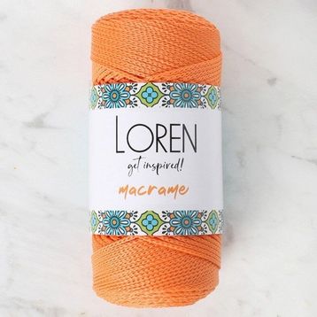 Loren RM0125 34335 Macrame Turuncu El Örgü İpi
