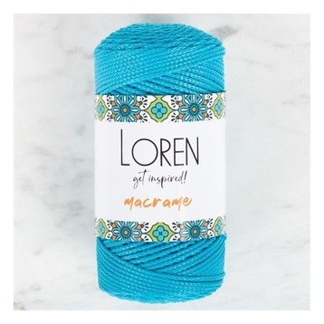Loren RM0232 34351 Macrame Turkuaz El Örgü İpi