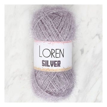 Loren RS0006 34097 Silver Gri El Örgü İpi