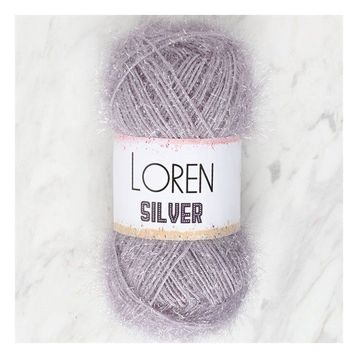 Loren RS0006 34097 Silver Gri El Örgü İpi