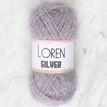 Loren RS0006 34097 Silver Gri El Örgü İpi