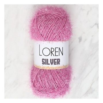 Loren RS0012 34081 Silver Gül Kurusu El Örgü İpi