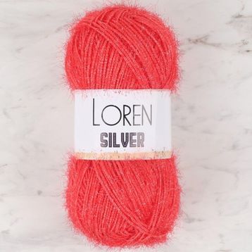 Loren RS0017 34085 Silver Nar Çiçeği El Örgü İpi