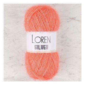 Loren RS0019 34084 Silver Turuncu El Örgü İpi