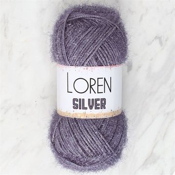Loren RS0036 34098 Silver Antrasit El Örgü İpi