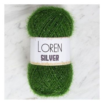 Loren RS0041 34101 Silver Yeşil El Örgü İpi