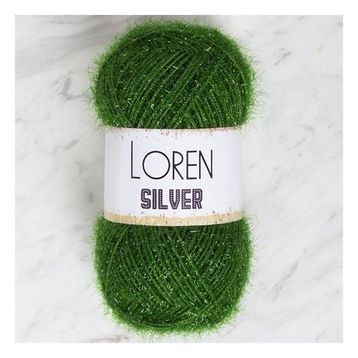 Loren RS0041 34101 Silver Yeşil El Örgü İpi