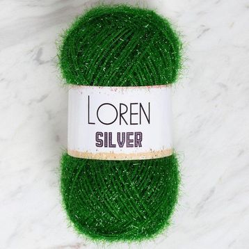 Loren RS0041 34101 Silver Yeşil El Örgü İpi