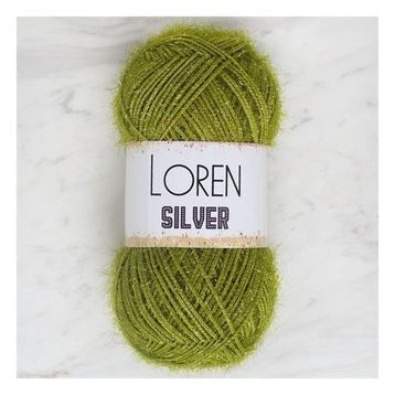 Loren RS0044 34100 Silver Yeşil El Örgü İpi