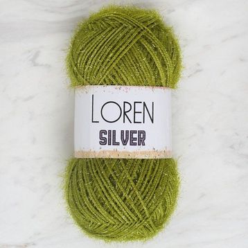 Loren RS0044 34100 Silver Yeşil El Örgü İpi