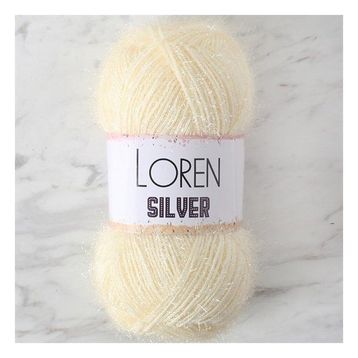 Loren RS0065 34071 Silver Krem El Örgü İpi