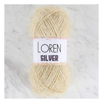 Loren RS0066 34094 Silver Bej El Örgü İpi