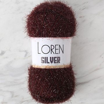 Loren RS0093 34089 Silver Kahverengi El Örgü İpi