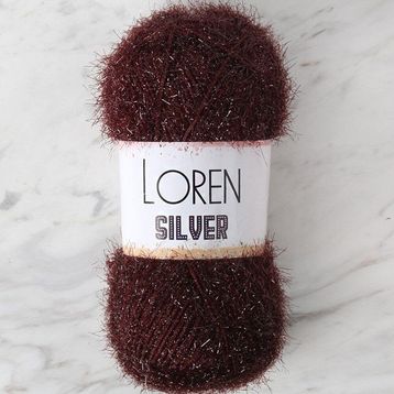 Loren RS0093 34089 Silver Kahverengi El Örgü İpi