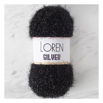 Loren RS1001 34093 Silver Siyah El Örgü İpi