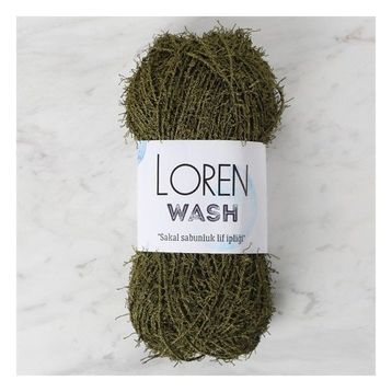 Loren Wash 34031 R141 Asker Yeşili El Örgü İpi
