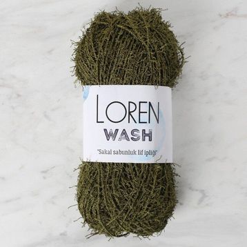 Loren Wash 34031 R141 Asker Yeşili El Örgü İpi