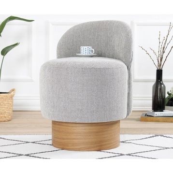 Lorence Home Barren Gri Puf
