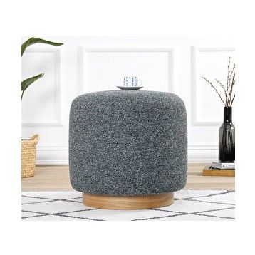 Lorence Home Cheriton Gri Yeşil Puf