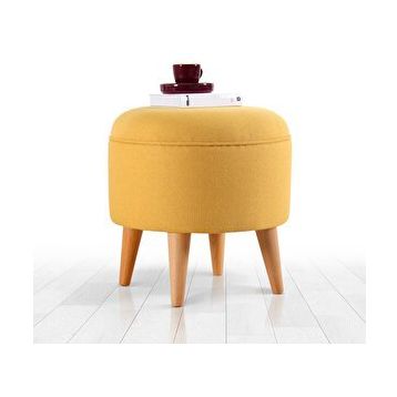 Lorence Home Micup Sarı Puf