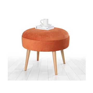 Lorence Home Romley Turuncu Puf