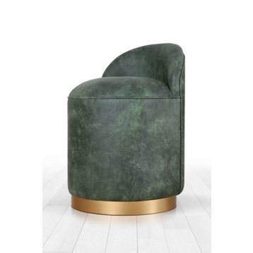 Lorence Home TY1061 Yeşil Luton Deri Puf
