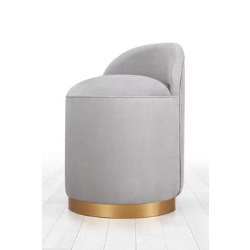 Lorence Home TY1069 Açık Gri Dover Puf