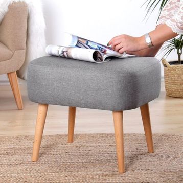Lorence Home TY2205 Parrot Açık Gri Puf