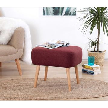 Lorence Home TY2209 Bordo Parrot Bordo Puf