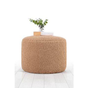 Lorence Home TY30155 Camel Skylee Kürk Puf